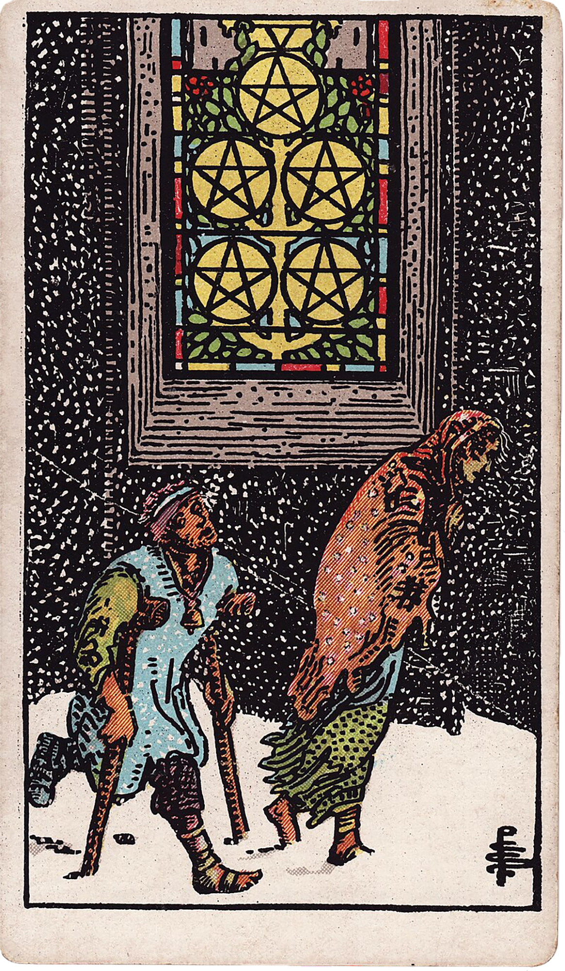 5 of Pentacles Tarot card